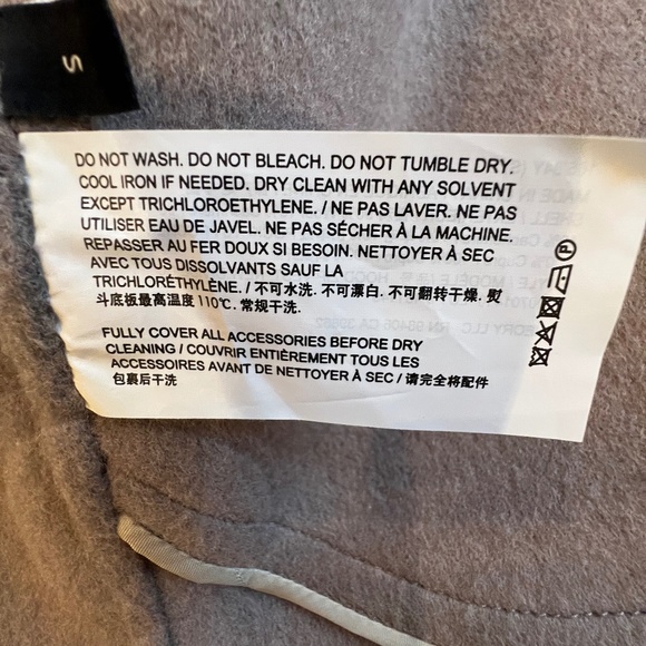 Theory Hooded Zip Vest, Wool with Cashmere, Size Small - NWT - Picture 14 of 16